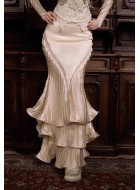 Blood Supply Cupid's Casket of Poems Crinkled Satin Rococo Long Skirt(Full Payment Without Shipping)